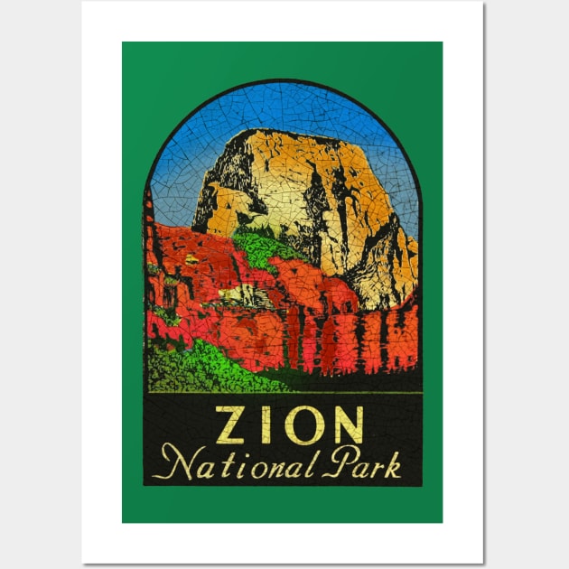 Zion National Park Wall Art by Midcenturydave